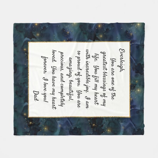 Couverture Polaire Fier de toi (Devant (Horizontal))