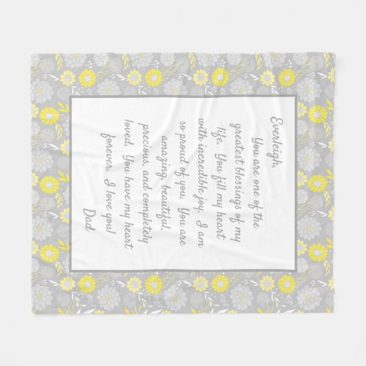 Couverture Polaire Fier de toi (Devant (Horizontal))