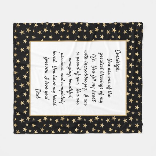 Couverture Polaire Fier de toi (Devant (Horizontal))