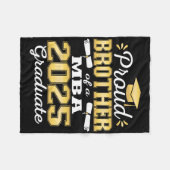 Couverture Polaire Fier Frère De Cl De 2025 M Famille Graduate Gradua (Devant (Horizontal))