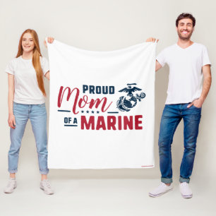 Couverture Polaire Fier maman d'un marin - Couleur