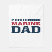 Couverture Polaire Fier Marine Papa - Couleur (Devant)