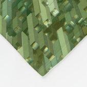 Couverture Polaire Fier Oiseau Nerd Silhouette Vert Brown Birding (Coin)