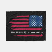 Couverture Polaire Fier Postal Worker Postmaster Us Post Service Mem (Devant (Horizontal))