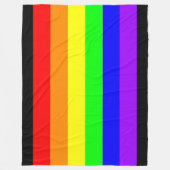 Couverture Polaire Fière Loud 2 Rainbow Fine Art (Devant)