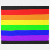 Couverture Polaire Fière Loud 2 Rainbow Fine Art (Devant (Horizontal))