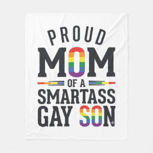 Couverture Polaire Fière maman d'un fils gay insolent Vintage T-shirt