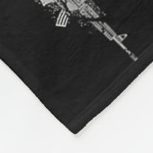 Couverture Polaire Fière Médaille de combat Vétérinaire Cadeaux de So (Coin)