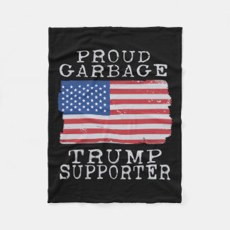 Couverture Polaire Fière ordure Trump Supporter Pro Trump Garbage Tr