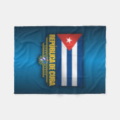 Couverture Polaire Fierté cubaine (Devant (Horizontal))