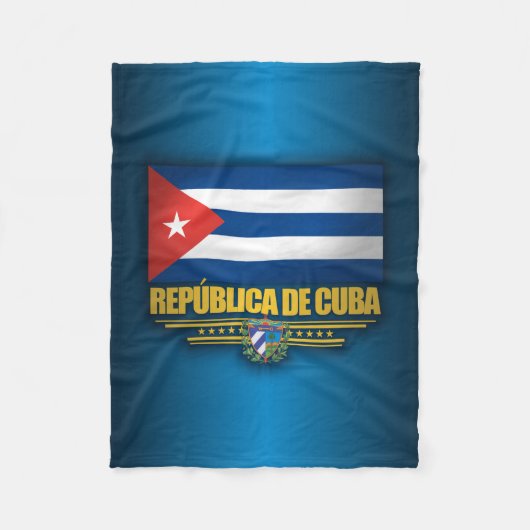 Couverture Polaire Fierté cubaine (Devant)