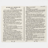 Couverture Polaire Fierté de Jane Austen et citation B de littérature (Devant (Horizontal))