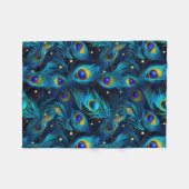 Couverture Polaire Fierté de paon (Devant (Horizontal))