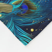 Couverture Polaire Fierté de paon (Coin)