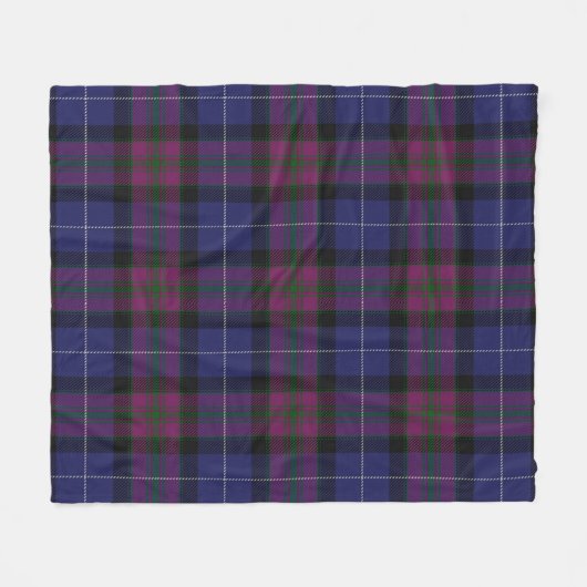 Couverture Polaire Fierté D'Ecosse Plaid (Devant (Horizontal))
