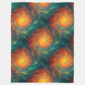 Couverture Polaire fiery fractals (Devant)