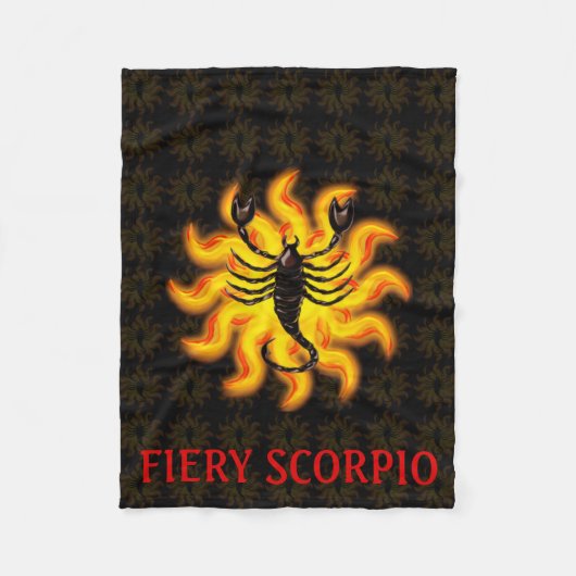 Couverture Polaire Fiery Scorpio (Devant)