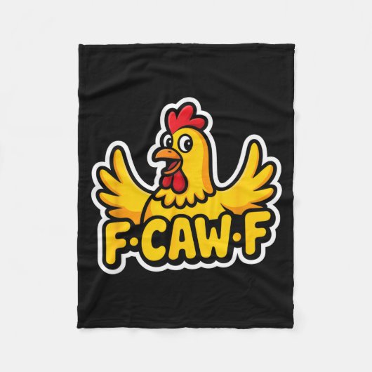 Couverture Polaire Fife Life Funny Sarcastic Chicken Fcawf (Devant)