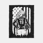 Couverture Polaire Fife Life High School Volleyball King 19 (Devant)