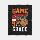 Couverture Polaire Fifth Grade Game On Sketll Ck To School 5th Grade (Devant)