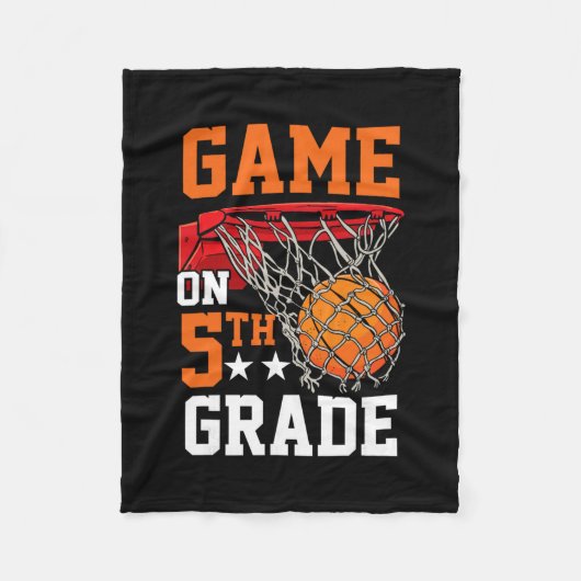 Couverture Polaire Fifth Grade Game On Sketll Ck To School 5th Grade (Devant)