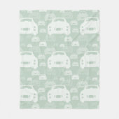 Couverture Polaire Figarations Emerald Green Figaro Motif automobile (Devant)