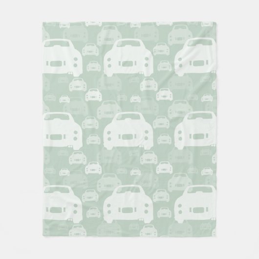 Couverture Polaire Figarations Emerald Green Figaro Motif automobile (Devant)