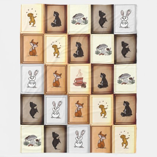 Couverture Polaire figdewdrop Quilt It Relax Everybody Fleece Blanket (Devant)