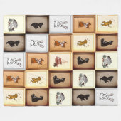 Couverture Polaire figdewdrop Quilt It Relax Everybody Fleece Blanket (Devant (Horizontal))