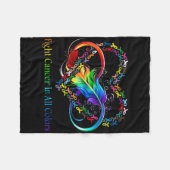 Couverture Polaire Fight Cancer (Devant (Horizontal))