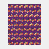 Couverture Polaire Figues violettes frites Ripe frites Fruit Fig Tree (Devant)