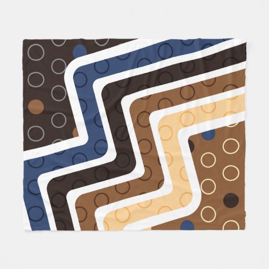 Couverture Polaire Figures géométriques 2 (Devant (Horizontal))