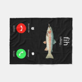 Couverture Polaire Fih Calling Remind Me Message Decline Accept Phone (Devant (Horizontal))