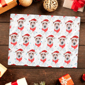 Couverture Polaire Fil Fox Terrier Chien race Étoiles de Noël