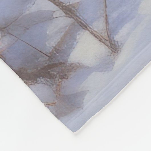 Couverture Polaire Fil Fox Terrier Laisser neiger Noël (Coin)