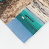 Couverture Polaire Filets de pêche séchant sur la plage (Coin)