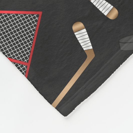 Couverture Polaire Filets noirs nommés faits sur commande de galets (Coin)