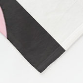 Couverture Polaire Fille À damiers Coeurs Rose Luxe (Coin)