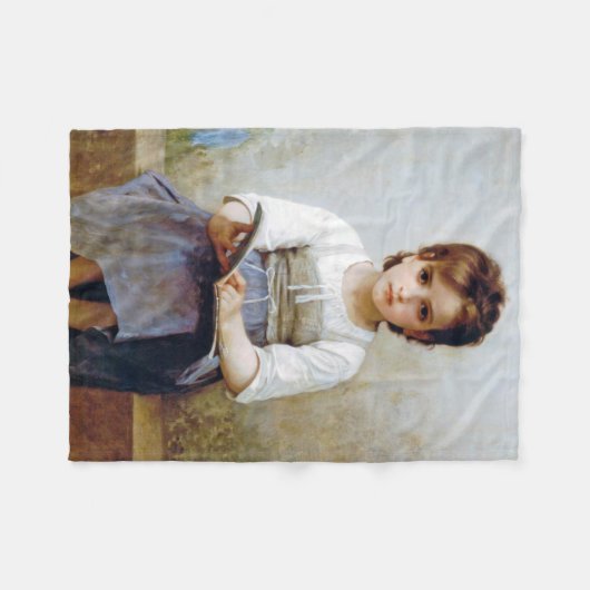 Couverture Polaire Fille, Bouguereau (Devant (Horizontal))