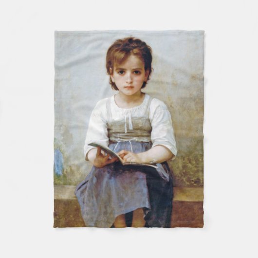 Couverture Polaire Fille, Bouguereau (Devant)