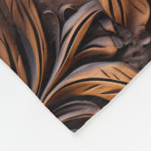 Couverture Polaire Fille Brown occidentale Bohemian Floral (Coin)