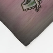 Couverture Polaire Fille de ballerine avec l'éléphant (Coin)