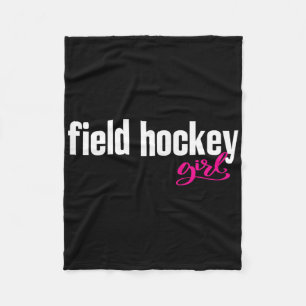 Couverture Polaire Fille de hockey sur gazon _7