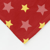 Couverture Polaire Fille de Noël avec un dessin animé afro (Coin)