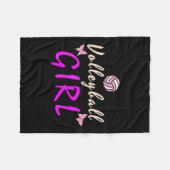 Couverture Polaire Fille de volley-ball (Devant (Horizontal))
