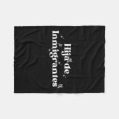 Couverture Polaire Fille D'Immigrants Réfugiés Latina Droits Anti-r (Devant (Horizontal))