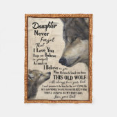 Couverture Polaire Fille Et Père Blanket (Devant)