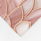 Couverture Polaire Fille Glam Rose Rose Or Floral (Coin)