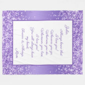 Couverture Polaire Fille Je T'Aime (Devant (Horizontal))