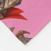 Couverture Polaire Fille nuit protection bébé dragons (Coin)